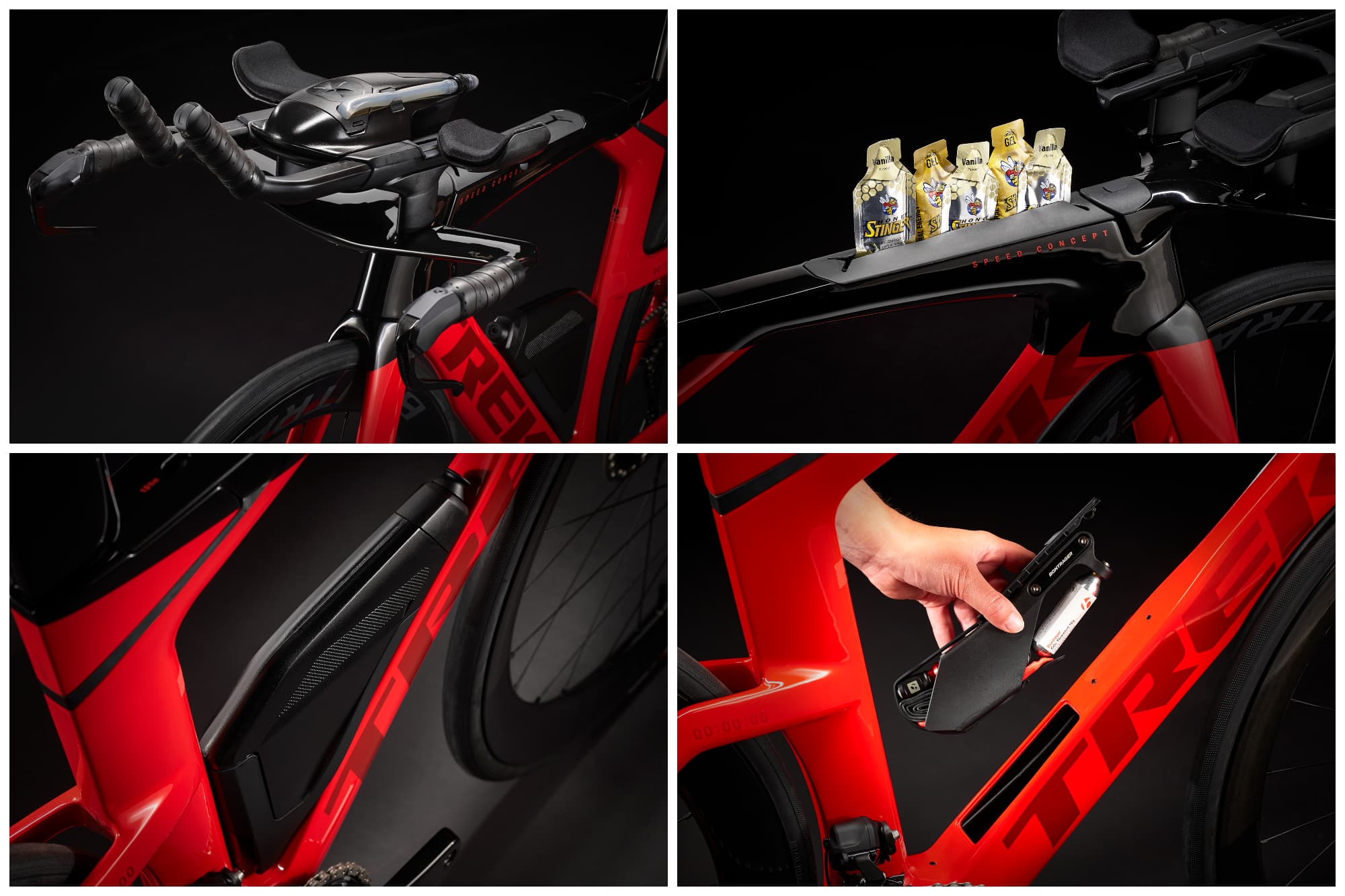 Speed Concept — 4-panel overview of integrated systems